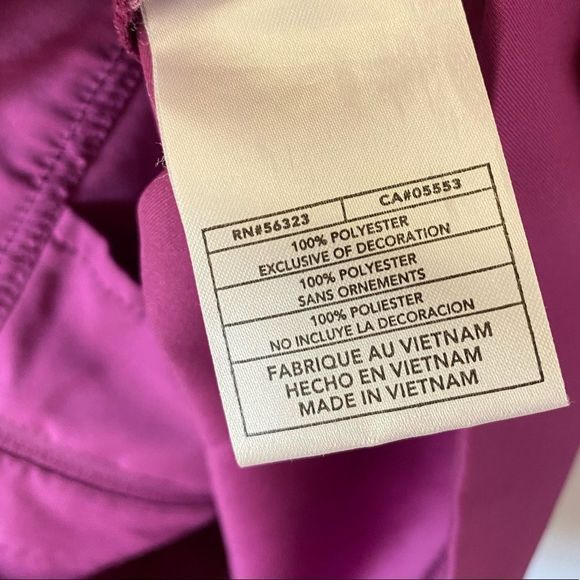 NIKE Purple Track Jacket With Front Zipper & Pockets - Picture 6 of 7